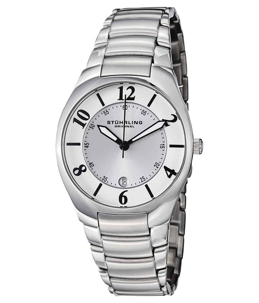 Regalia 112G Quartz 40mm Classic - White Dial / Silver Case / Silver Stainless Steel Bracelet Deployant Buckle