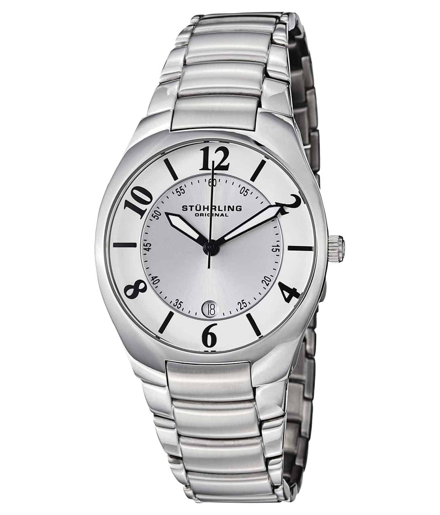 Regalia 112G Quartz 40mm Classic - White Dial / Silver Case / Silver Stainless Steel Bracelet Deployant Buckle