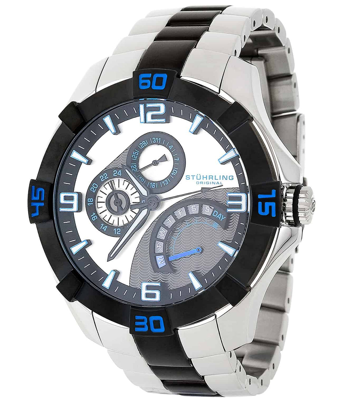 Admiral 264XB Quartz 49mm Diver - Silver Dial / Silver Case / Silver Stainless Steel Bracelet Deployant Buckle