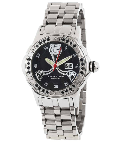 Alpine La Femme 5ABS Quartz 34mm Chronograph - Black Dial / Silver Case / Silver Stainless Steel Bracelet Deployant Buckle