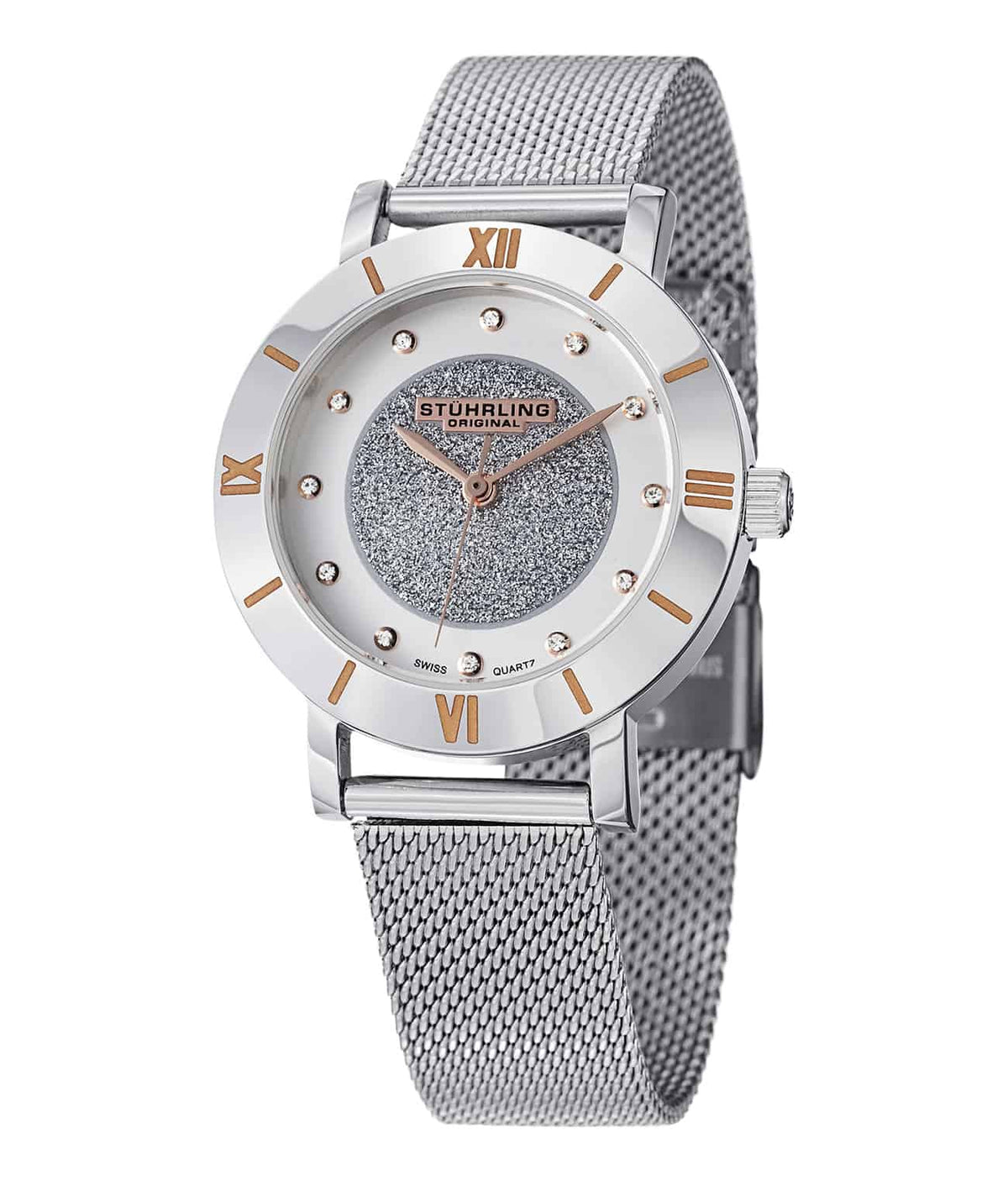 Marina 738 Quartz 34mm Diver - Silver Dial / Silver Case / Silver Stainless Steel Bracelet Foldover Buckle