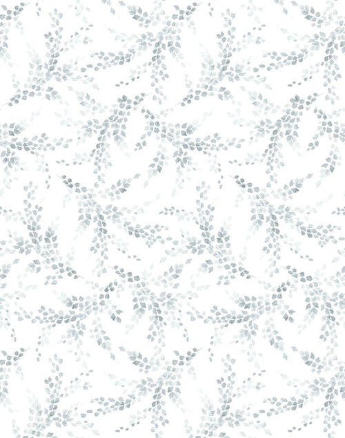 'Sweet Caroline' Wallpaper by Wallshoppe - Fog - Traditional / 27 in. x 27 ft.