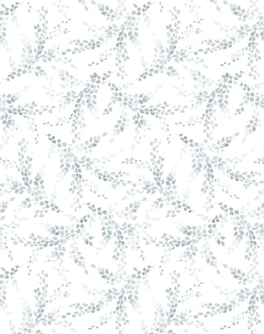 'Sweet Caroline' Wallpaper by Wallshoppe - Fog - Traditional / 27 in. x 27 ft.