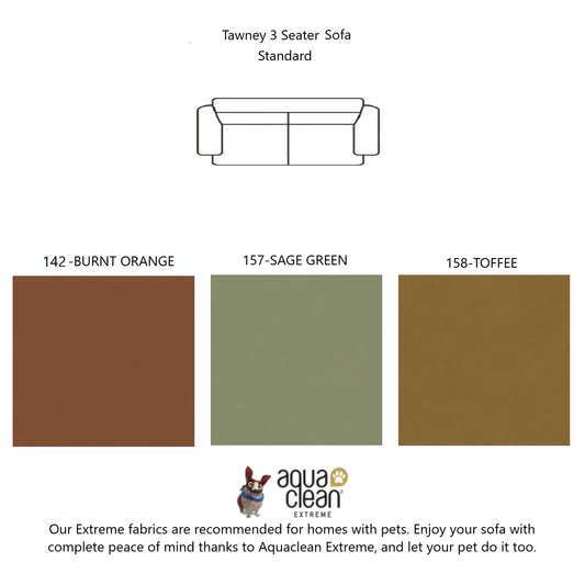 Tawney Italian Fabric Sofa Collection - Choice Of Standard Or Power Recliner