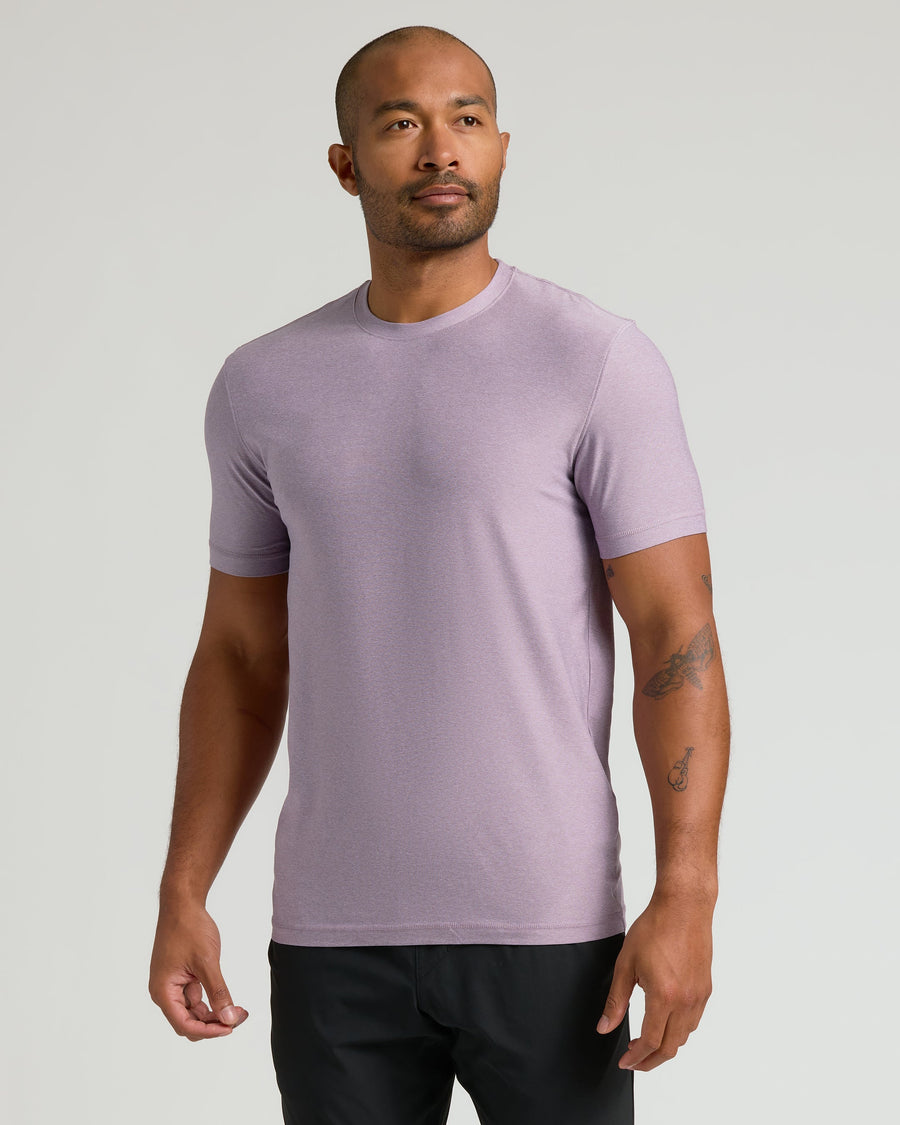 True Classic Multi Iris Active Crew Neck T-Shirt | Cotton Blend | Athletic Cut | Small