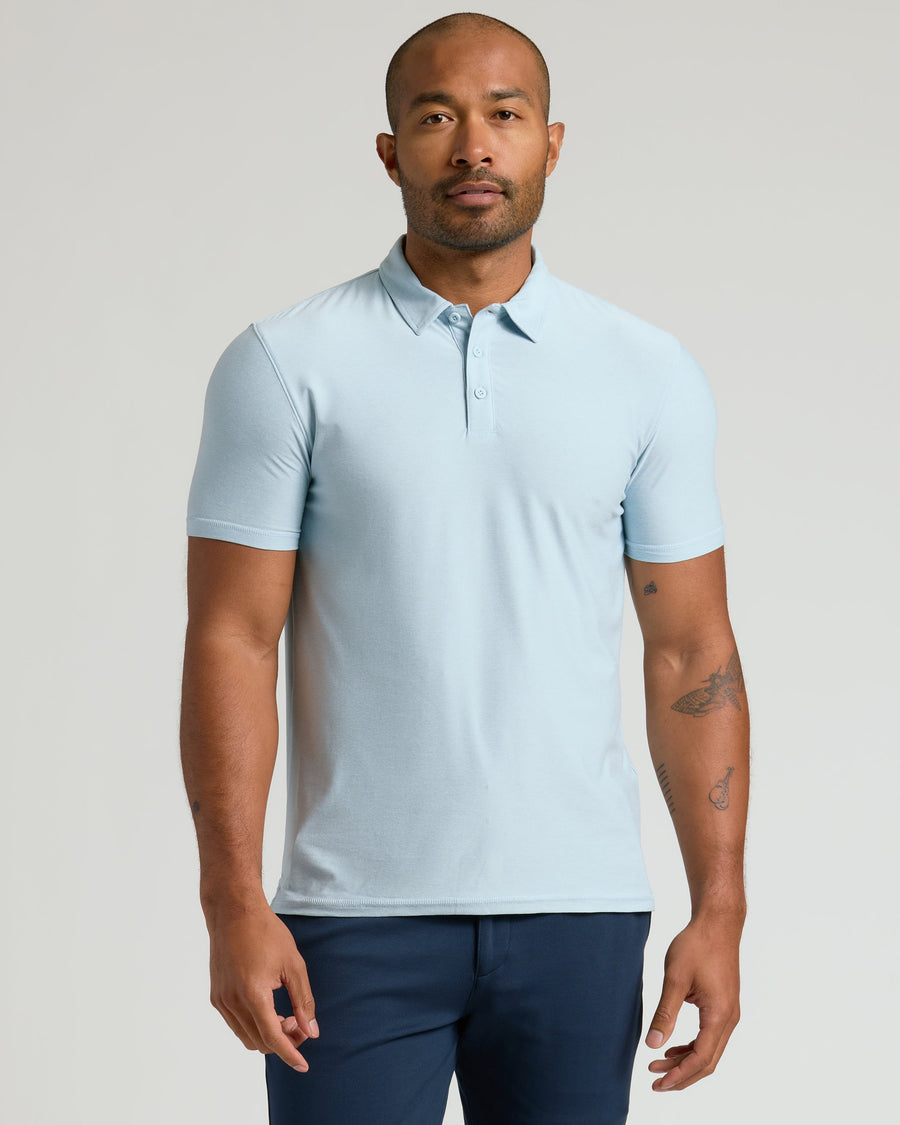 True Classic Multi Arctic Active Polo Shirt 2.0 | Cotton Blend | Athletic Cut | Small