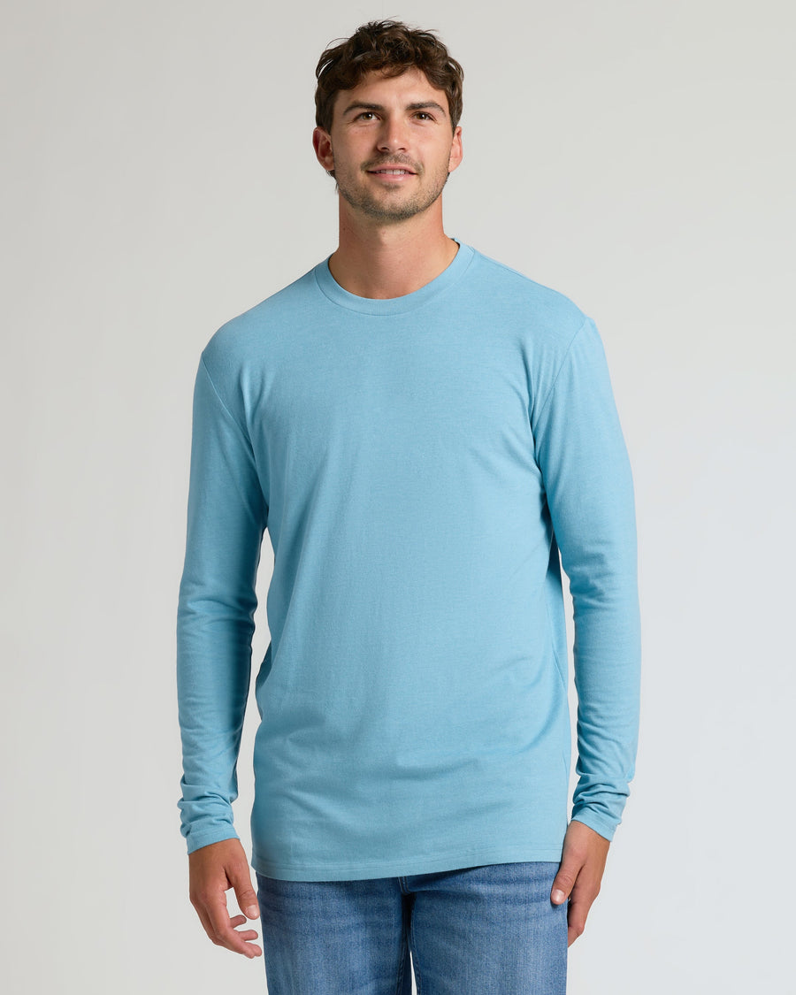 True Classic Multi Heather Voyager Tall Long Sleeve T-Shirt | Small
