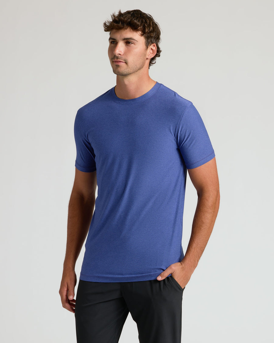 True Classic Multi Cosmos Tall Active Crew Neck T-Shirt 2.0 | Cotton Blend | Athletic Cut | Small
