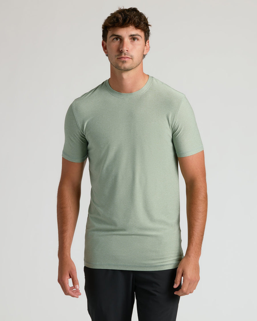 True Classic Multi Lichen Tall Active Crew Neck T-Shirt 2.0 | Cotton Blend | Athletic Cut | Small