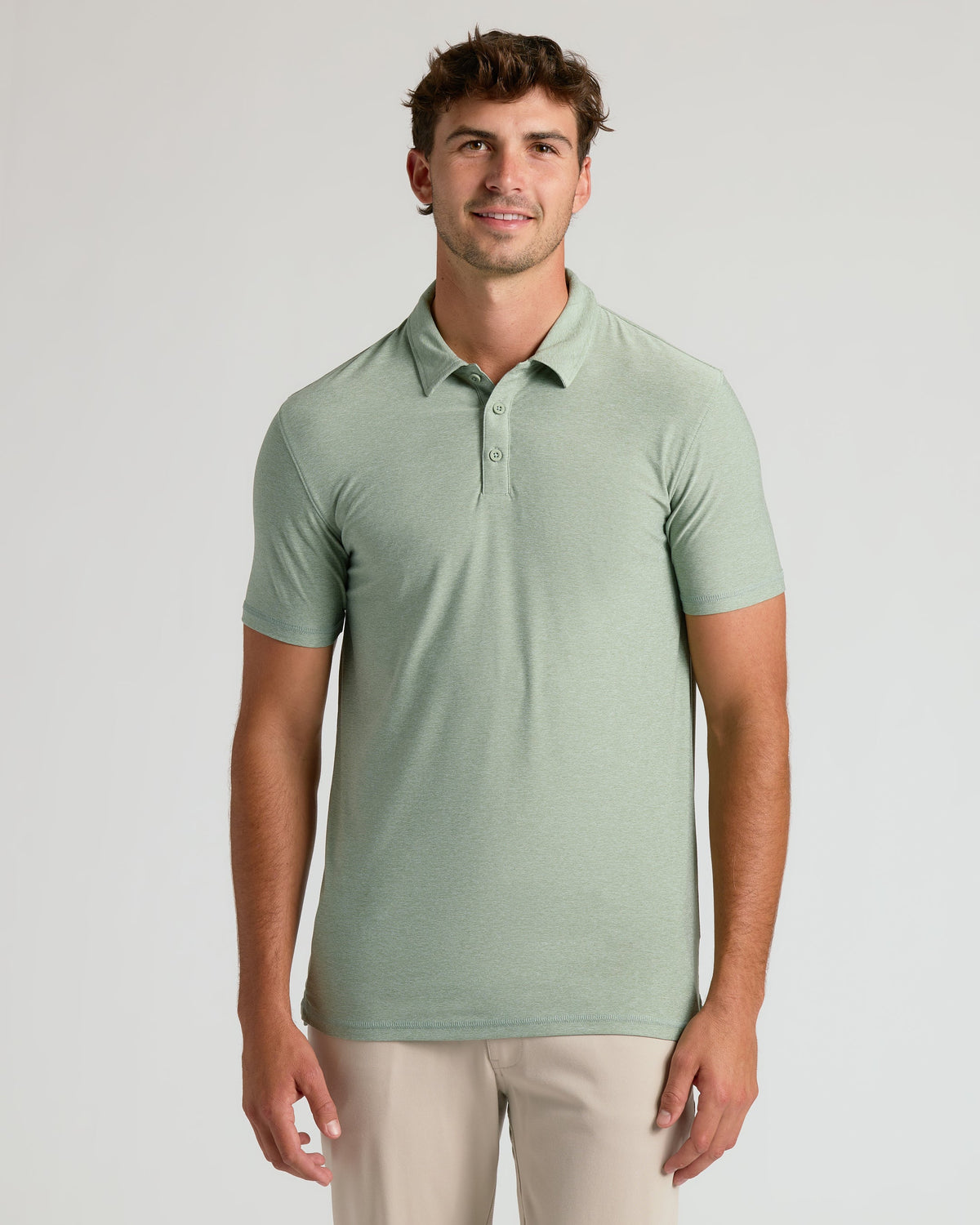 True Classic Multi Lichen Short Sleeve Tall Active Polo Shirt | Small