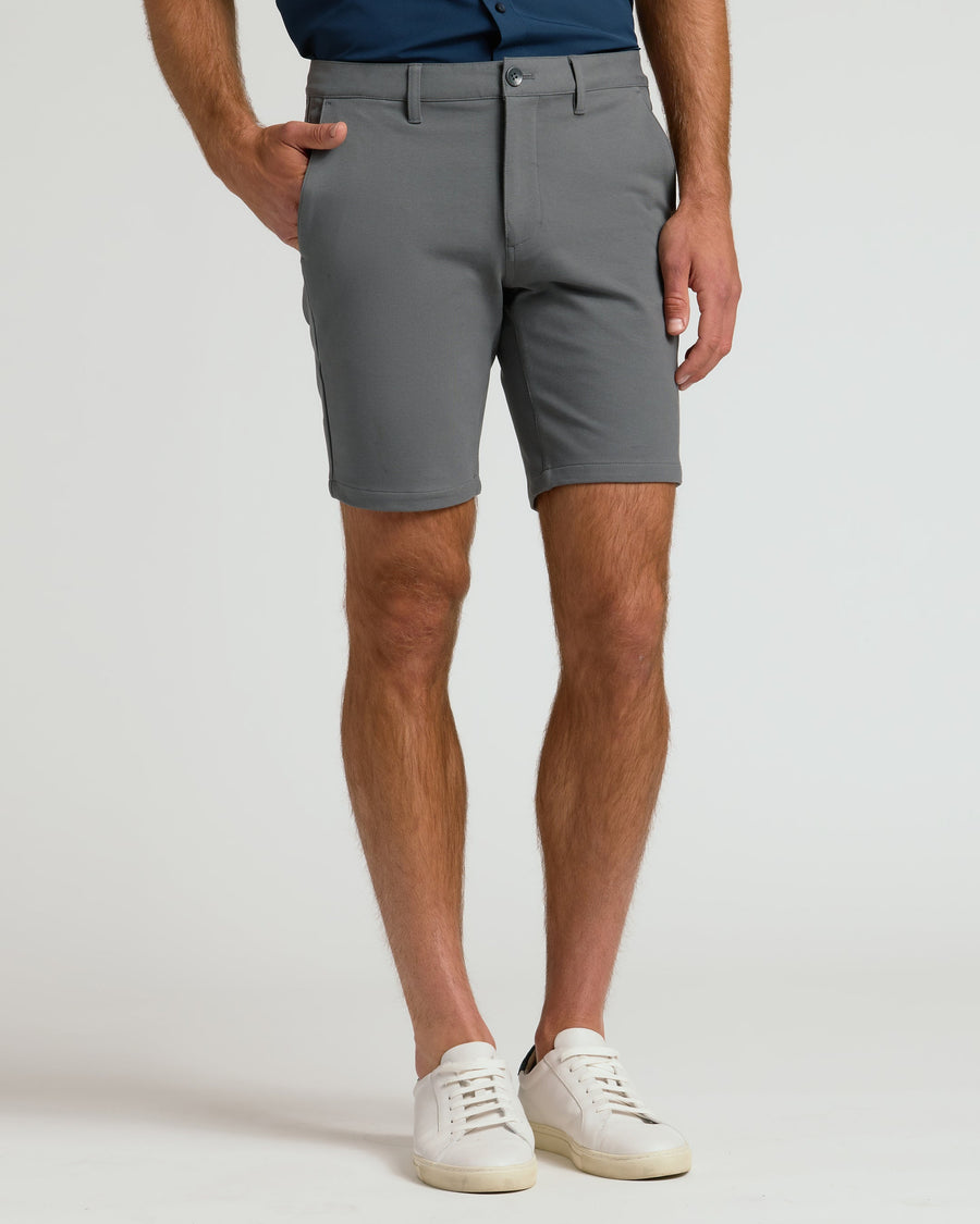 True Classic 9" Carbon Gray Chino Shorts 2.0 | 30