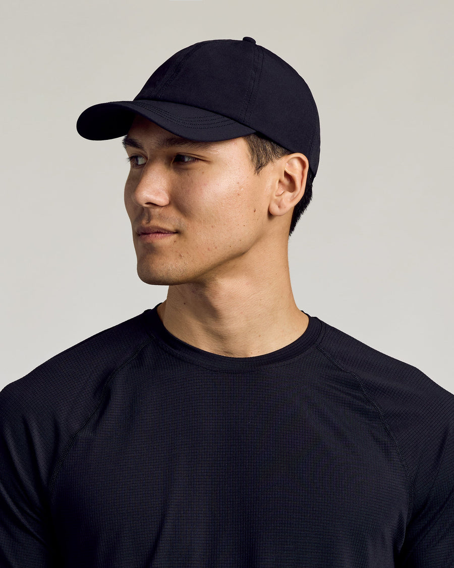 True Classic Black Active Running Cap