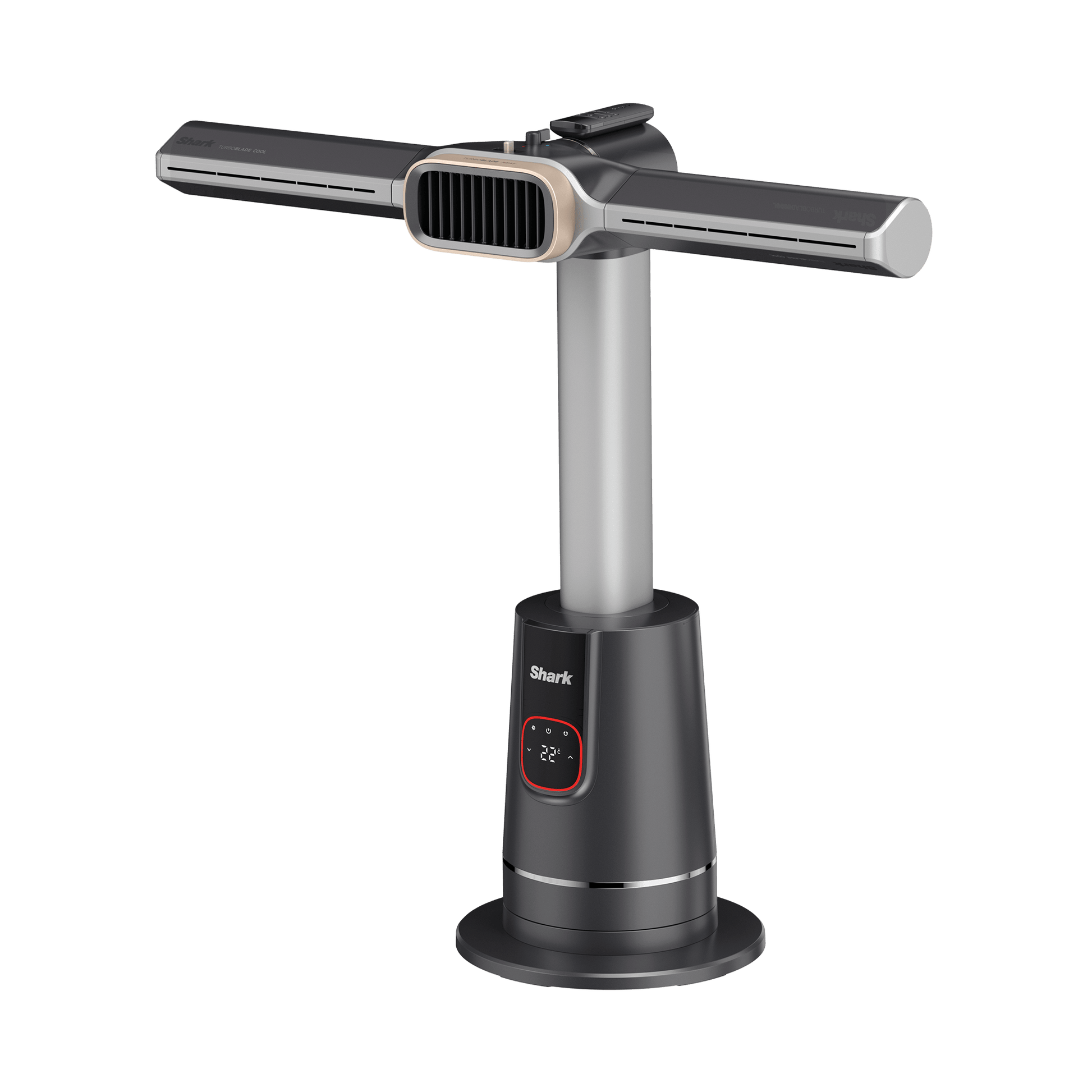 Shark TurboBlade Cool + Heat 2-in-1 Bladeless Tower Fan & Space Heater in Charcoal | TH200UK | by SharkNinja