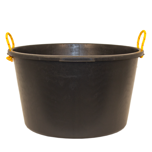 Multi Tubs with Rope Handles | Heavy Duty Stackable Construction and Site Tubs - 40L