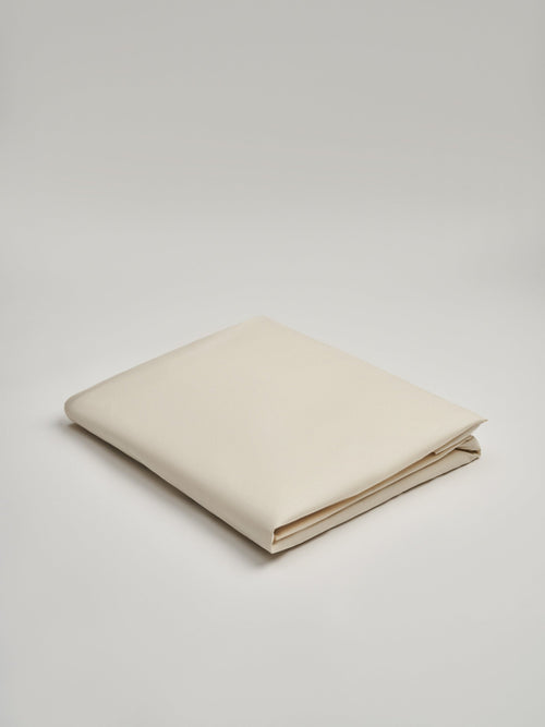 Organic and Fairtrade Cool + Crisp Cotton Fitted Sheet | Size: White | Color: Twin XL
