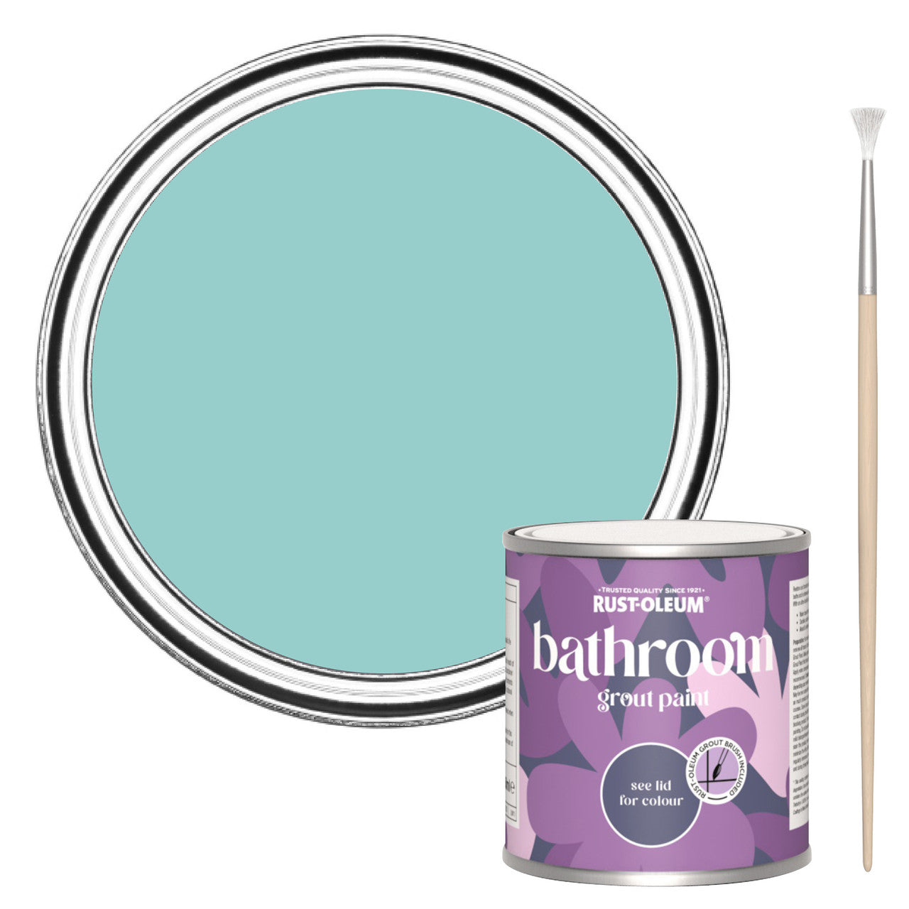 Rust-Oleum Blue Bathroom Grout Paint - Teal 250ml