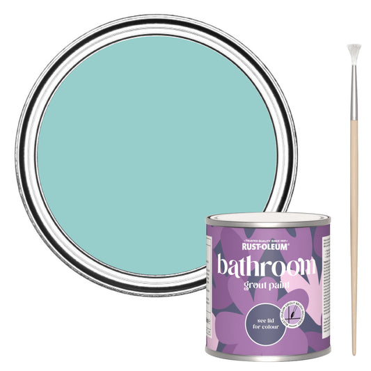 Rust-Oleum Blue Bathroom Grout Paint - Teal 250ml