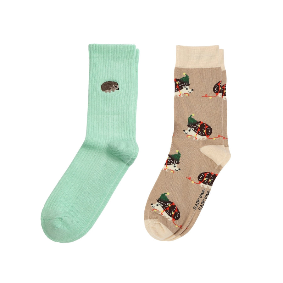 The Festive Christmas Hedgehog Bundle of 2 | UK Adult 4-7