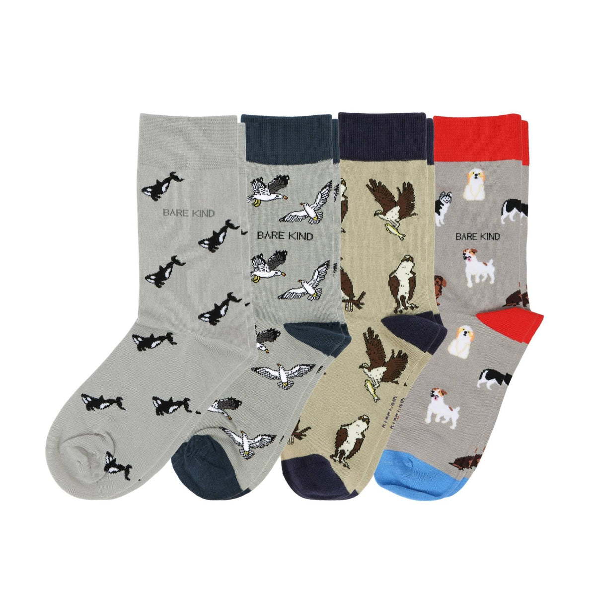 The Grey Scale Bundle of 4 | UK Adult 7-11