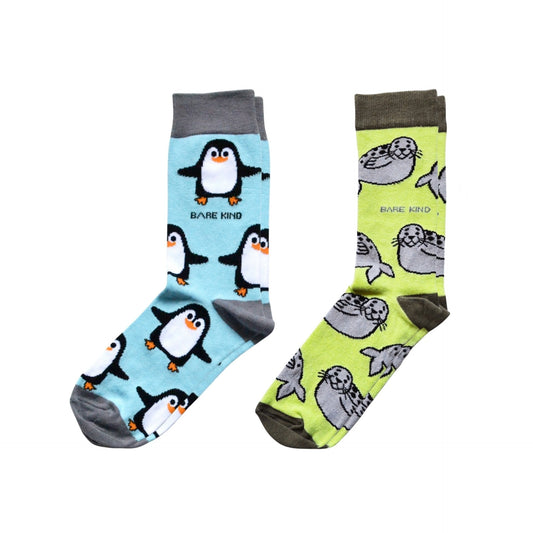 The Belly Sliding Bamboo Socks Duo | UK Adult 7-11