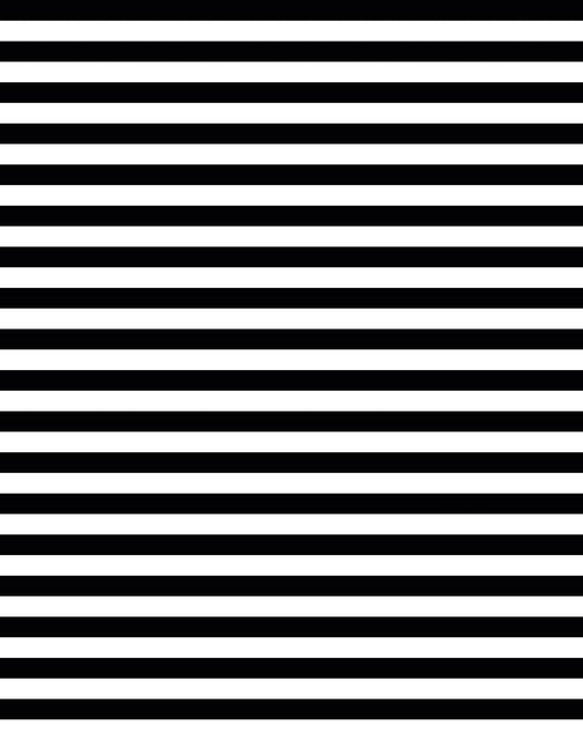 'Cabana Stripe' Wallpaper by Sugar Paper - Black - Removable / 26 in. x 4.5 ft.