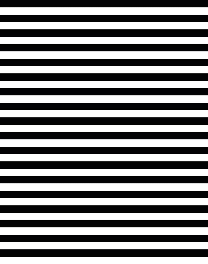 'Cabana Stripe' Wallpaper by Sugar Paper - Black - Removable / 26 in. x 4.5 ft.