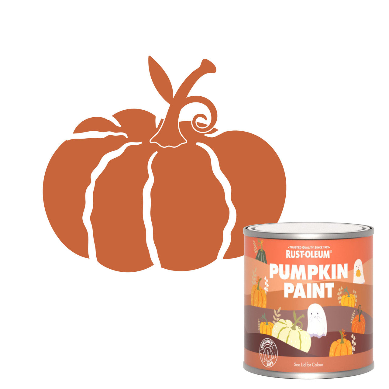 Rust-Oleum Orange Pumpkin Paint - Tiger Tea 250ml
