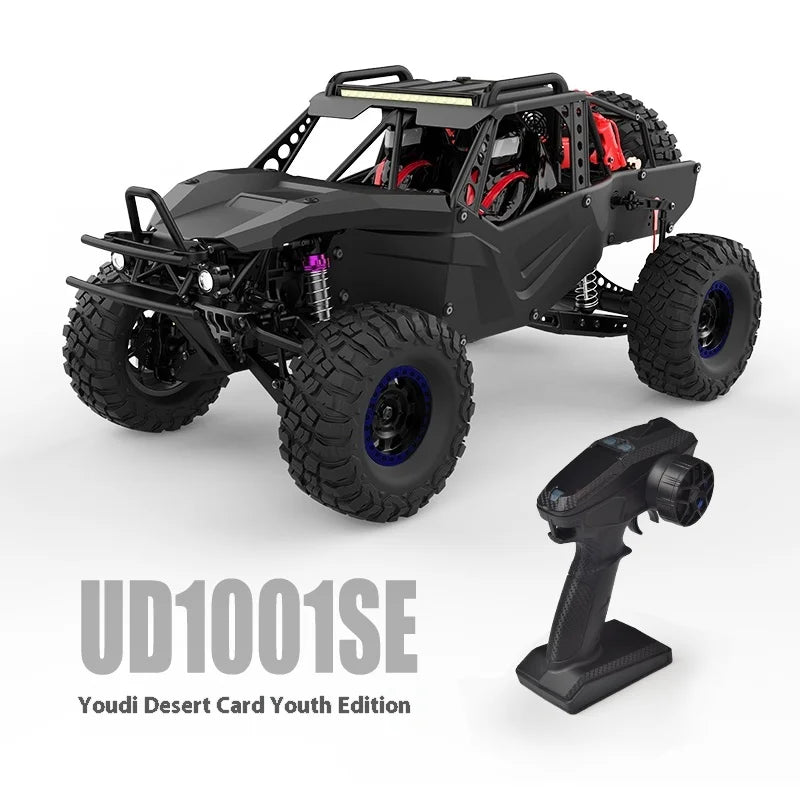 UDIRC 1001SE 1/10 Scale Professional 6CH 4WD Off-Road Brushless RTR Desert RC Truck - No Battery & Charger