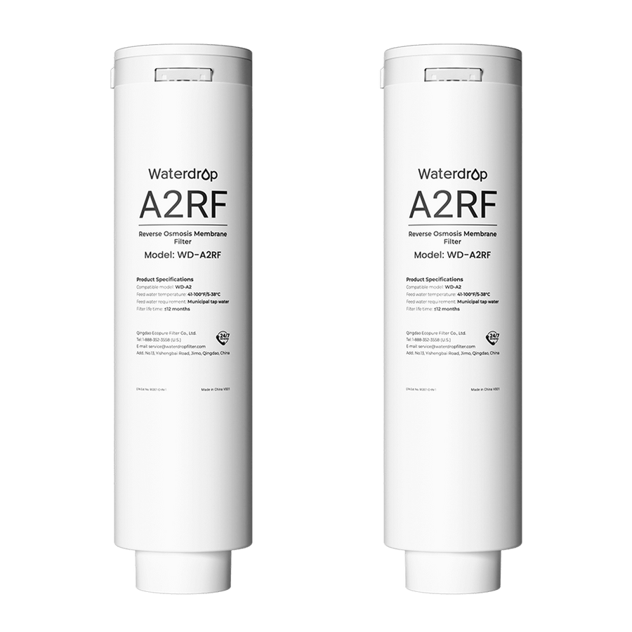 WD-A2RF Filter for Waterdrop A2 Reverse Osmosis System, 2-YEAR COMBO