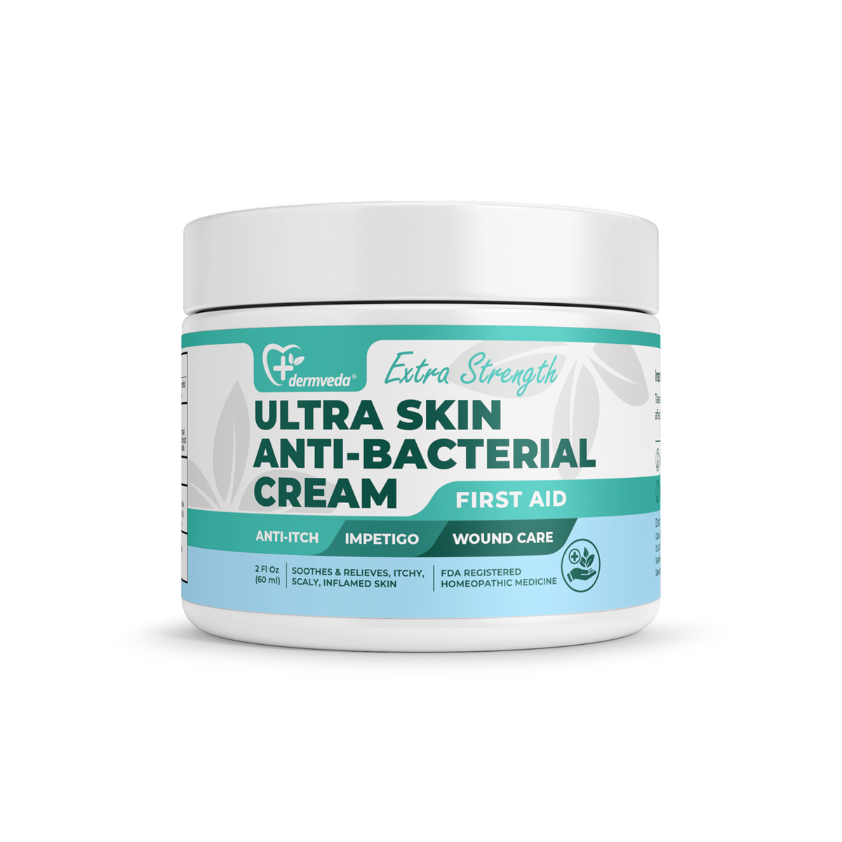 Ultra Anti-bacterial Skin Cream, First Aid for Impetigo, Wound Care, Burns, Bug Bites &amp; Daily Skin Protection