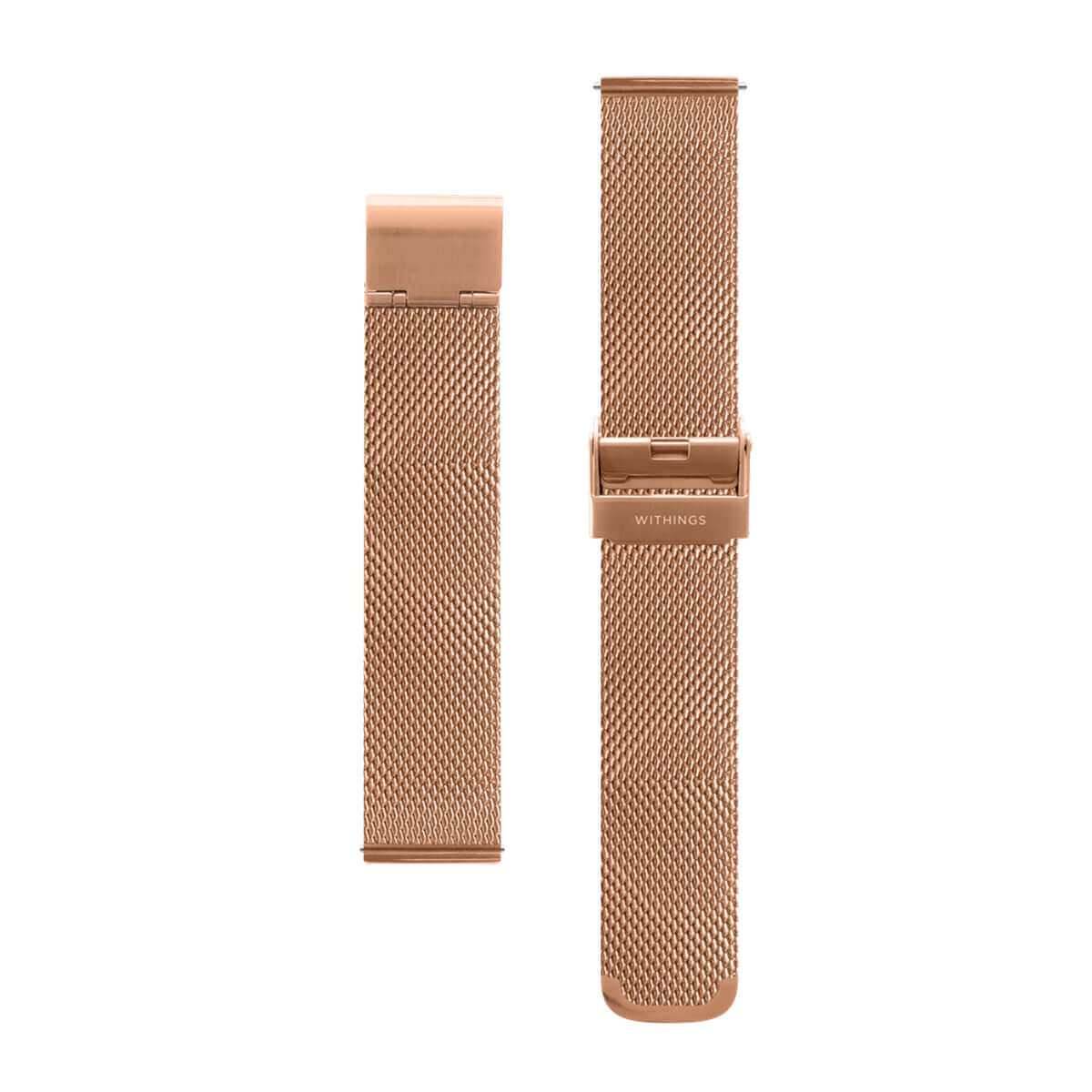 Milanaise Armband 18mm Roségold