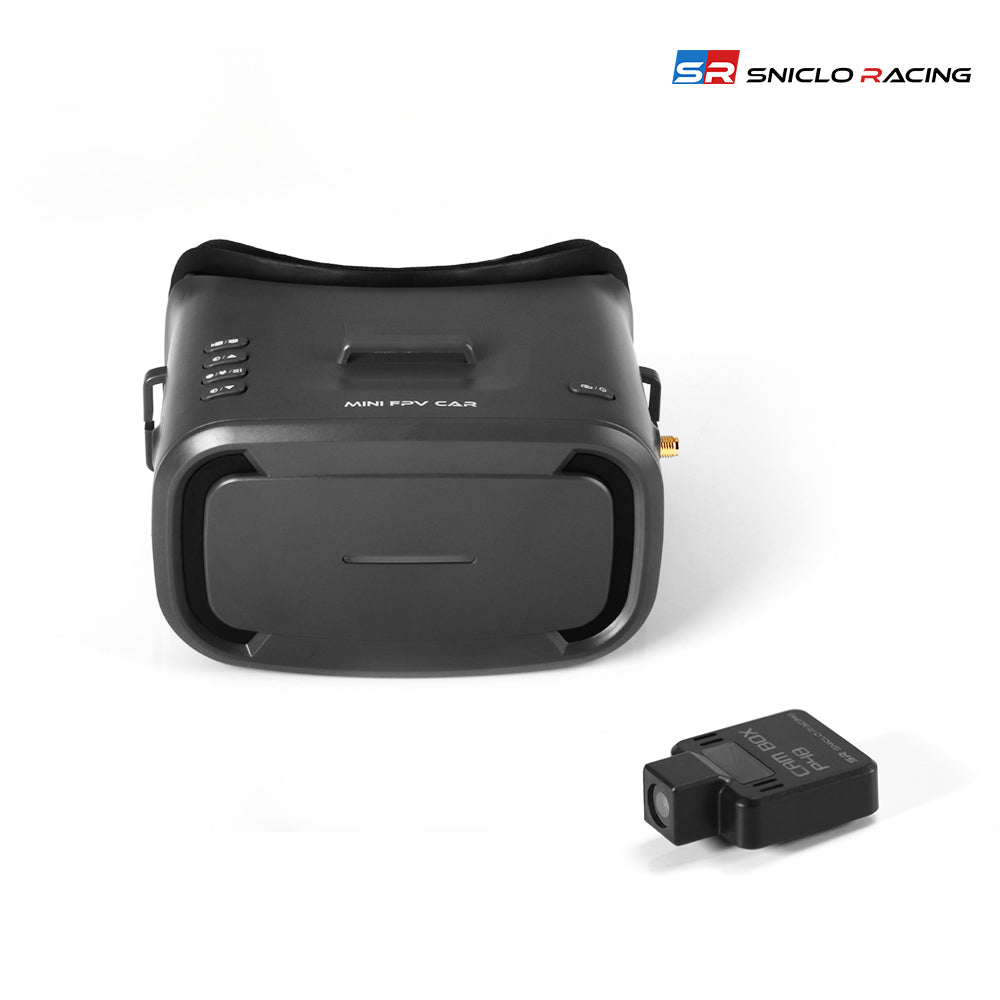 Sniclo Unbounded 3 Play FPV Goggles Kit with Magnetic CAM BOX P48 Camera - Unbounded 3 FPV Goggles + P48 Camera