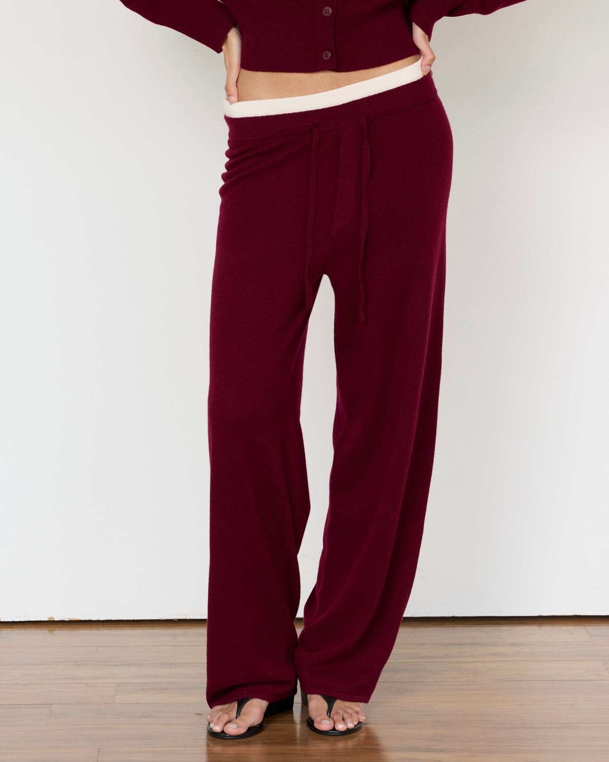 Tove Layered Cashmere Pant - XS