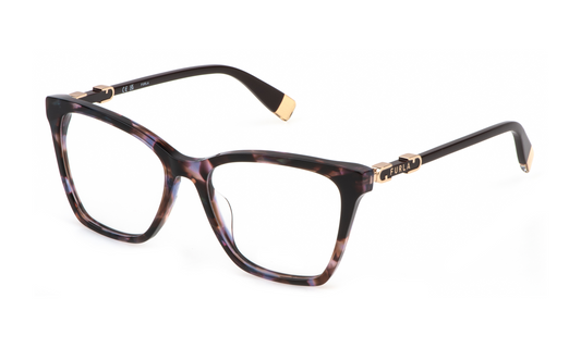 Furla VFU833 0Z41 Woman Optical frames Acetate Havana  Squared
