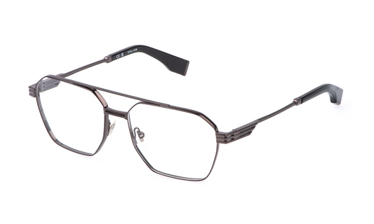Police VPLQ76N MERCURY 3 672 Man Optical frames Metal Gold  Squared