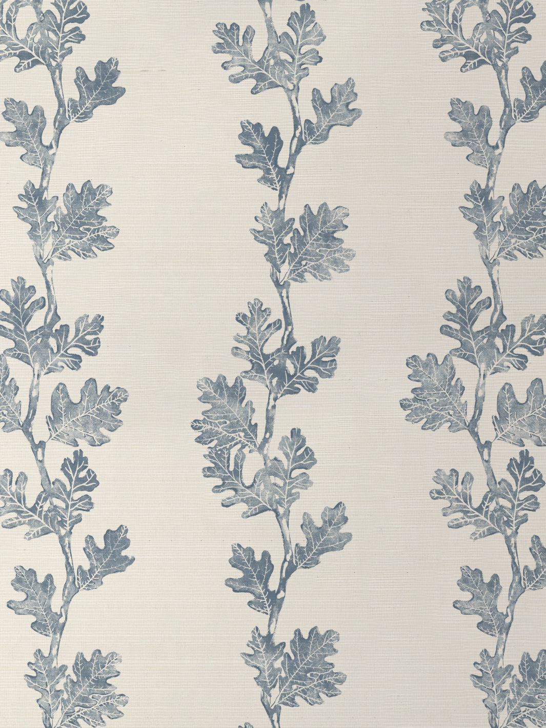 'Valley Oak Stripe' Grasscloth Wallpaper by Nathan Turner - Blue - Grasscloth Roll