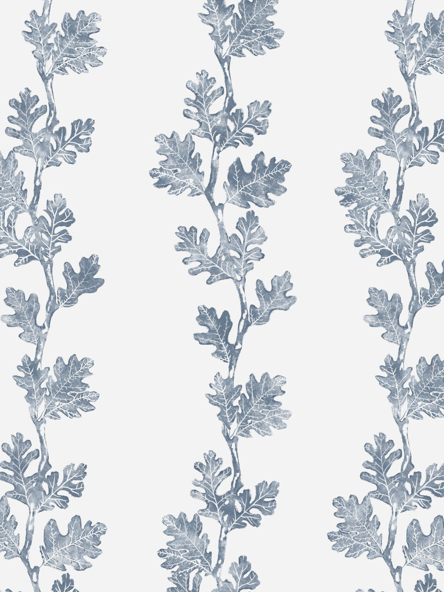 'Valley Oak Stripe' Wallpaper by Nathan Turner - Blue - Removable / 26 in. x 4.5 ft.