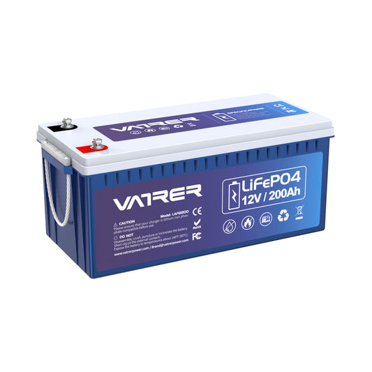 Vatrer 12V 200Ah Plus Lithium Battery, 200A BMS AU - 1 PACK
