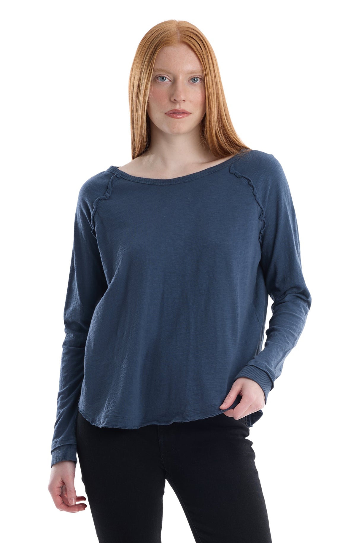 Raglan Long Sleeve Tee - Legion Blue / XS