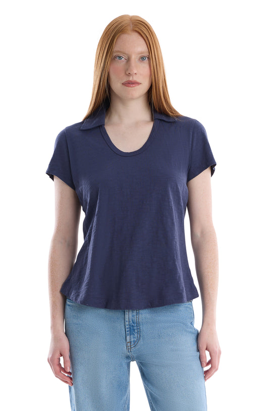 Short sleeve polo tee - Naval Academy / XS