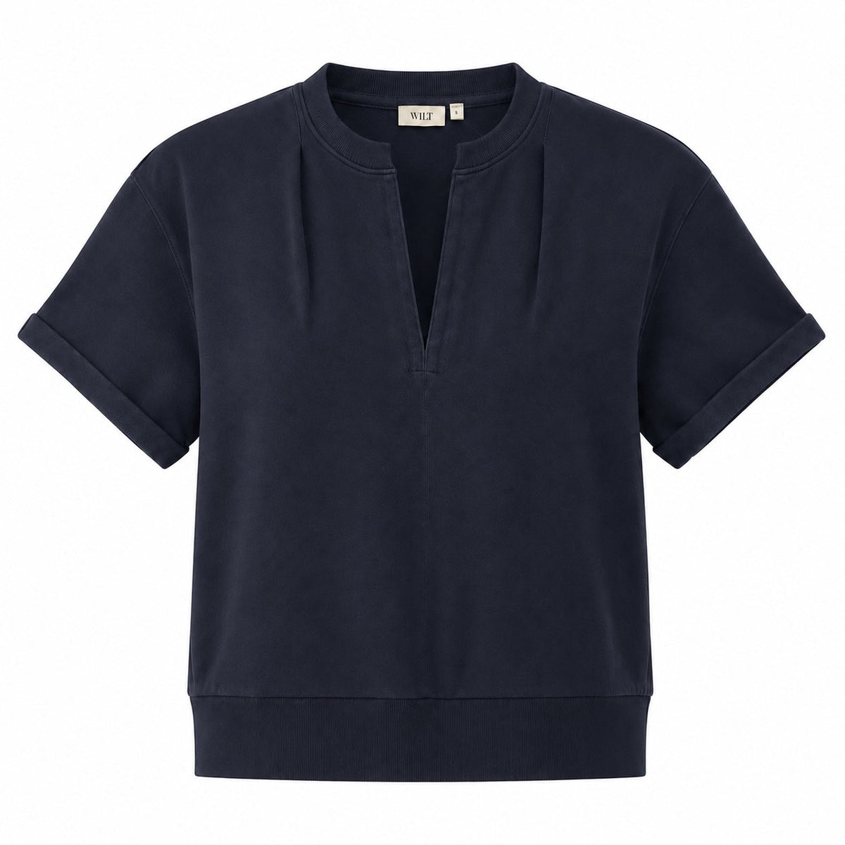Split neck short sleeve - Naval Academy / XS