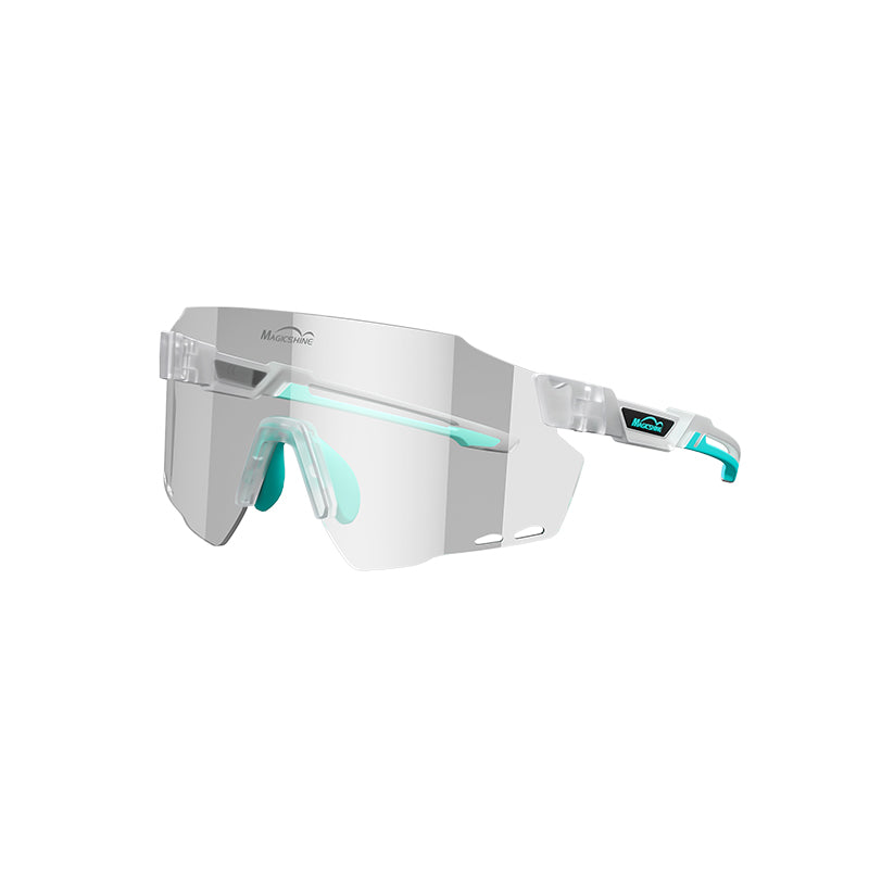 WINDBREAKER Photochromic Cycling Sunglasses - High Transparency Matte + Lake Placid Blue