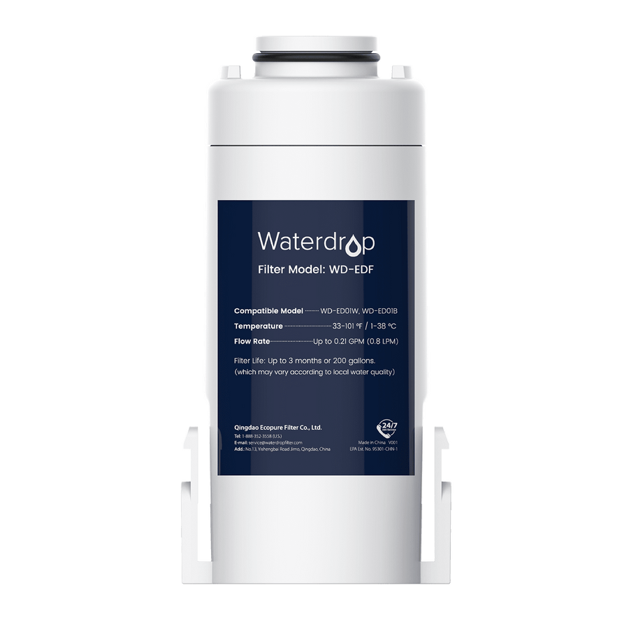 Waterdrop WD-EDF Replacement Filters for Waterdrop Instant Water Filter Pithcer, WD-ED01W, WD-ED01B - 1 Pack