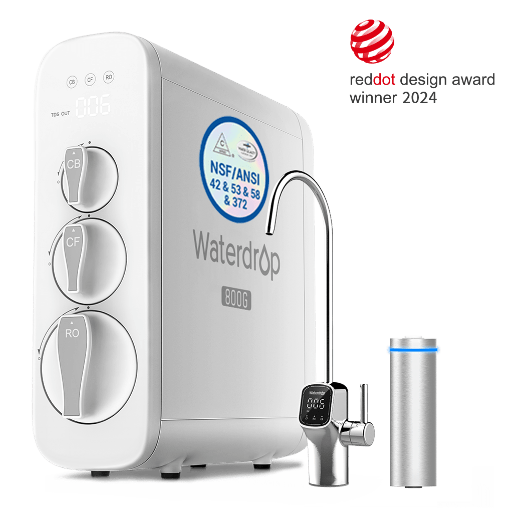 Waterdrop 800 GPD Tankless RO System with UV Sterilizing Light G3P800