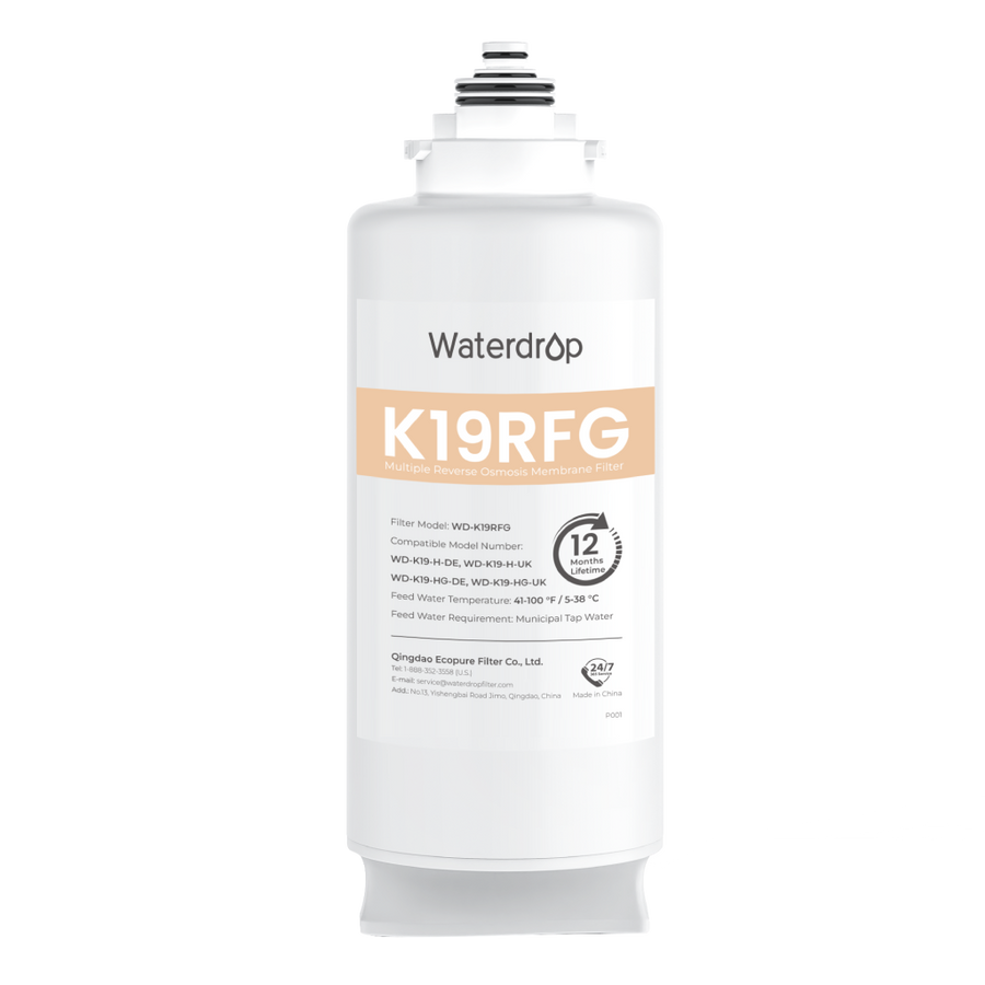 WD-K19RFG Filter for Waterdrop K19-HG Countertop Reverse Osmosis System