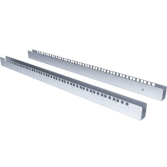 Rückseitige 19" Montageschienen 15HE für X-Rack, Set 2 Stück