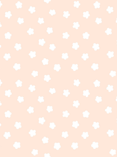 'Barbie™ Daisy' Wallpaper by Barbie™ - Peach - Traditional