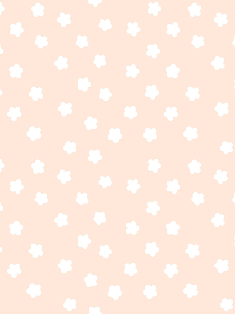 'Barbie™ Daisy' Wallpaper by Barbie™ - Peach - Traditional
