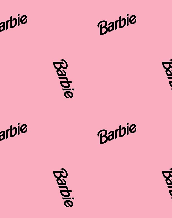 9FT REMOVABLE VINYL - Barbie™ 90s Logo Wallpaper by Barbie™ - BUBBLEGUM