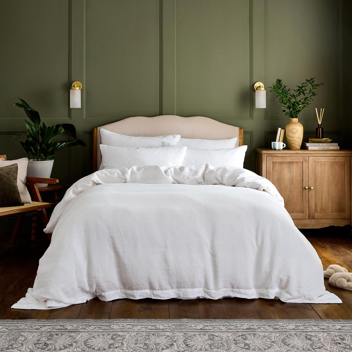 Dip & Doze 100% Linen Duvet Cover King / Dove Grey